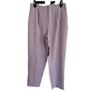 A New Day High Rise Pants Women’s Size 8R Slim Hip & Thigh Stretch Lavender